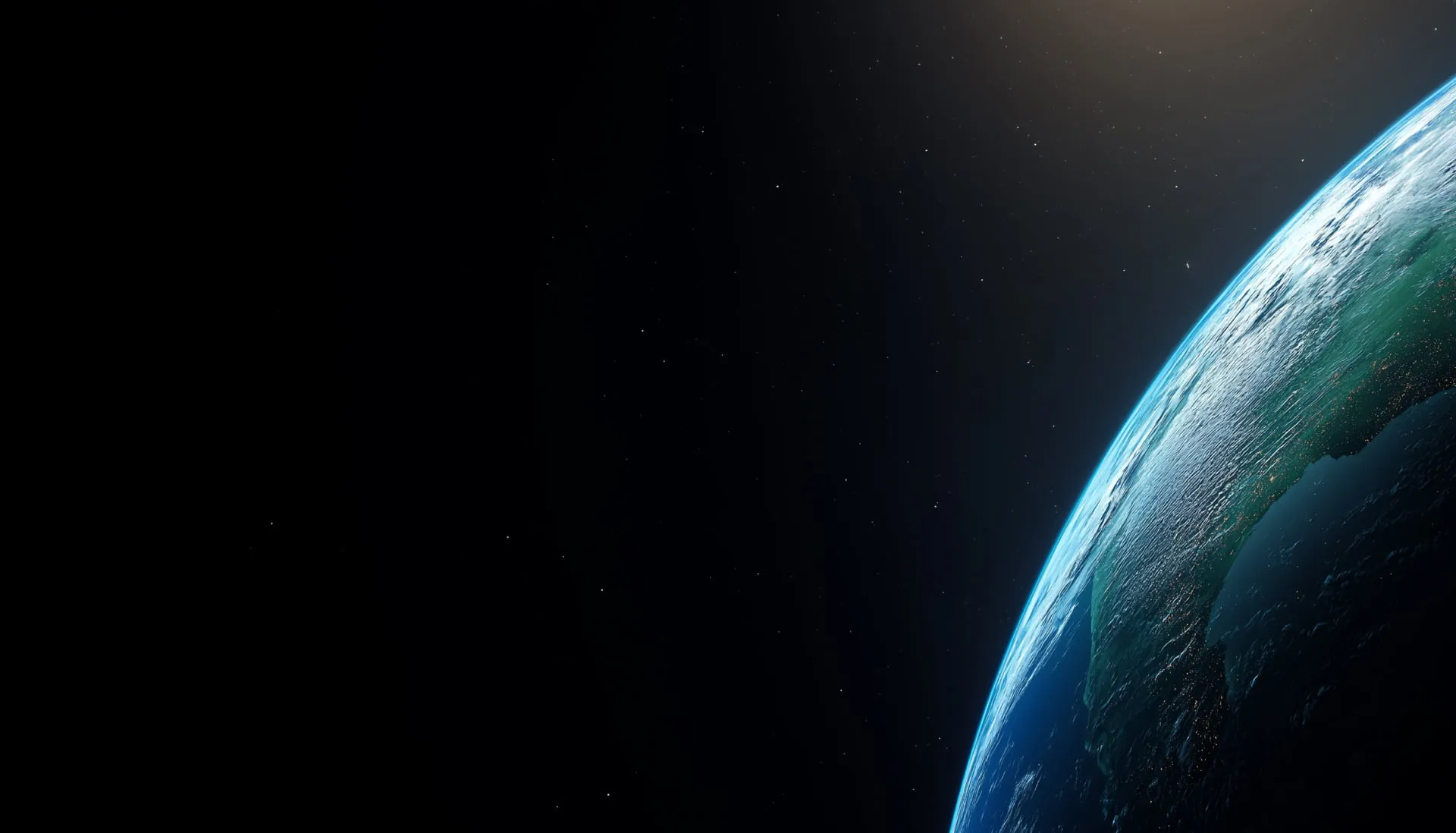 Imagem do planeta Terra tirada do espaço