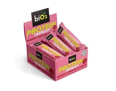 Foto biO2 Protein Morango e Hibisco