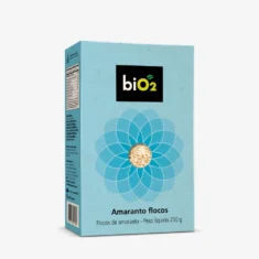 Amaranto em flocos biO2 Vegana e Sem Glúten, embalagem com 250 gramas