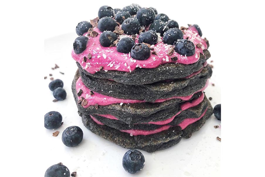 Charcoal Pancakes biO2