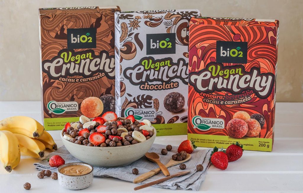 Cereal Matinal Orgânico Sem Glúten Cenoura, Beterraba, Cacau e Caramelo