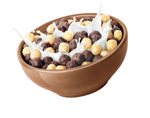 Bowl marrom leite vegetal e biO2 Cereal Matinal Orgânico Caramelo e Cacau