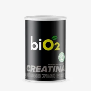 Creatina Monohidratada Pura em pó biO2, linha Protein & Performance, vegana e sem glúten, Suplemento para performance, pote de 300 gramas