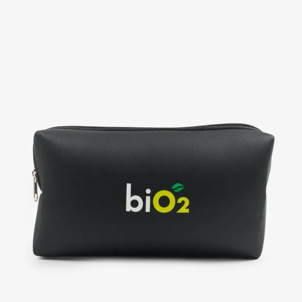 Necessaire preta biO2 foto de frente