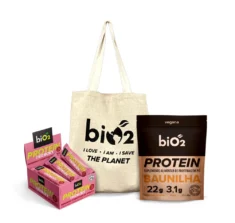 Combo biO2 Protein 908 g + biO2 Protein Crunchy Bar 9 x 50 g + Ganhe Ecobag biO2