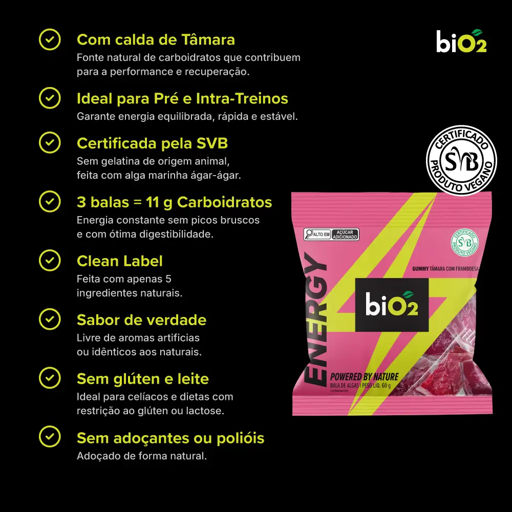 Balas Energéticas Naturais com Algas e Tâmara | bio2